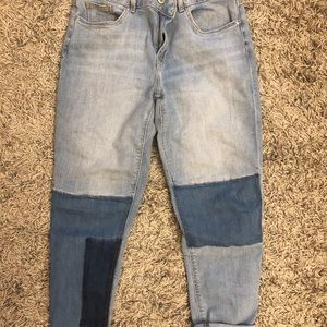 Zara Patched Boyfriend Jeans